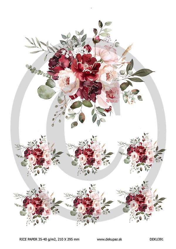  Ryžový papier na decoupage  DEK391