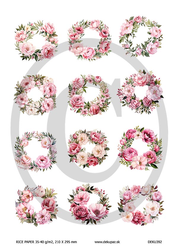  Ryžový papier na decoupage  DEK392