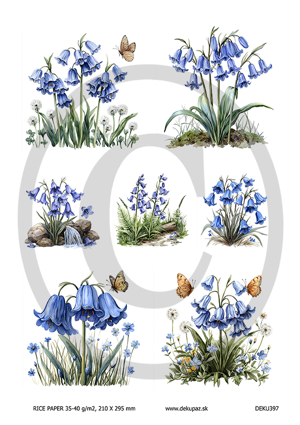  Ryžový papier na decoupage  DEK397