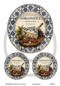  Ryžový papier na decoupage  DEK408