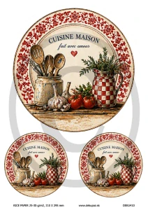  Ryžový papier na decoupage  DEK410