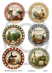  Ryžový papier na decoupage  DEK416