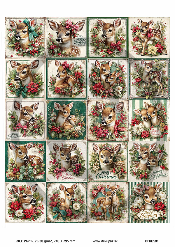 Ryžový papier na decoupage DEK501