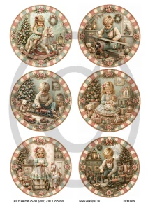  Ryžový papier na decoupage  DEK449