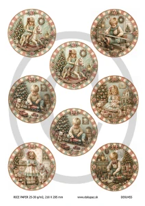 Ryžový papier na decoupage  DEK455