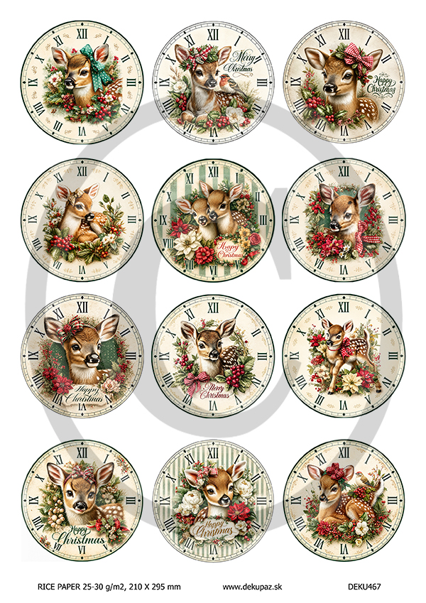 Ryžový papier na decoupage DEK467