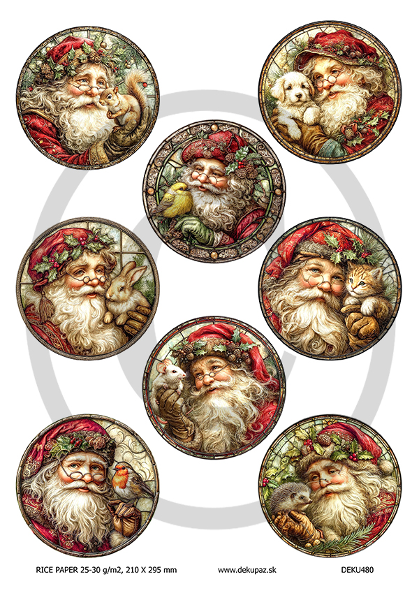 Ryžový papier na decoupage DEK480