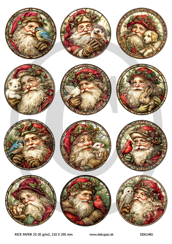 Ryžový papier na decoupage DEK481