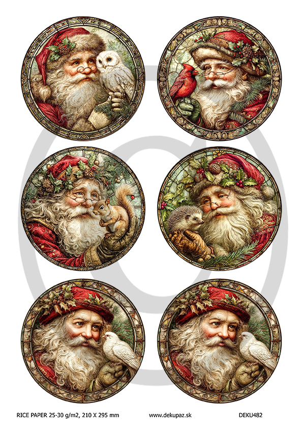 Ryžový papier na decoupage DEK482