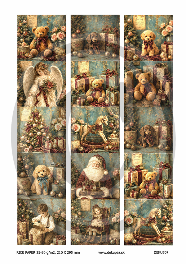  Ryžový papier na decoupage  DEK507