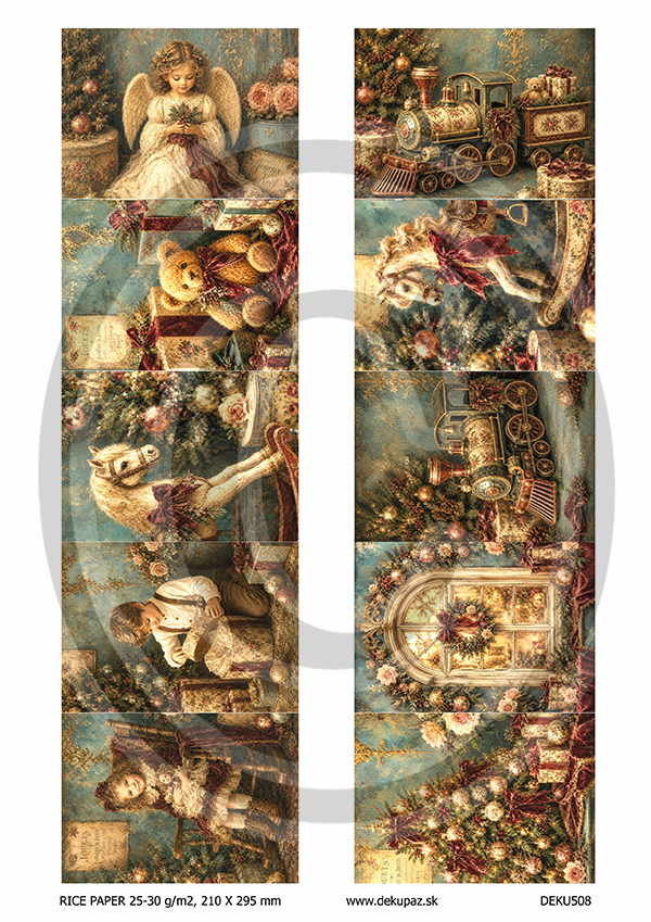  Ryžový papier na decoupage  DEK508
