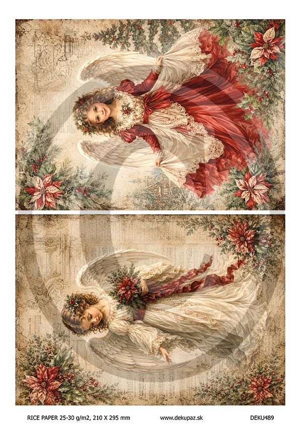  Ryžový papier na decoupage  DEK489