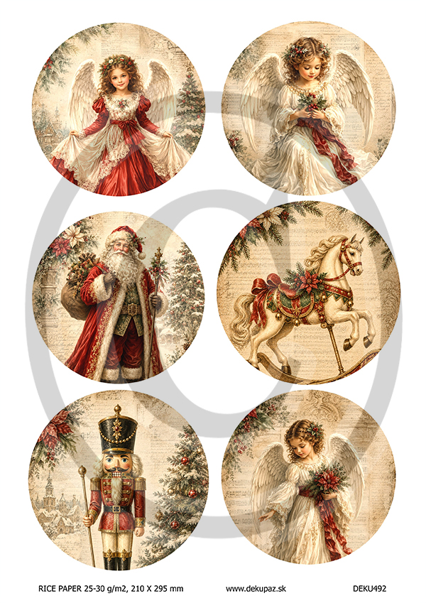  Ryžový papier na decoupage  DEK492