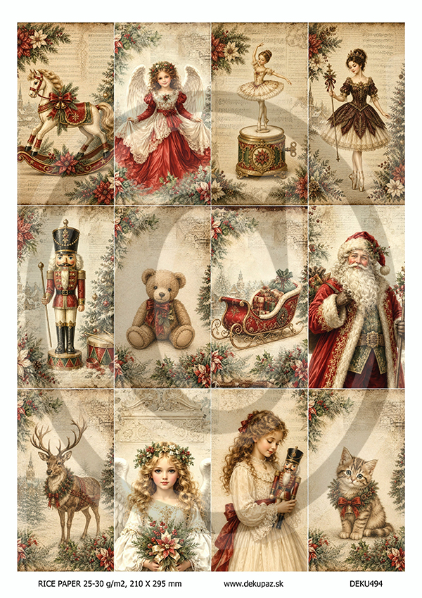  Ryžový papier na decoupage  DEK494
