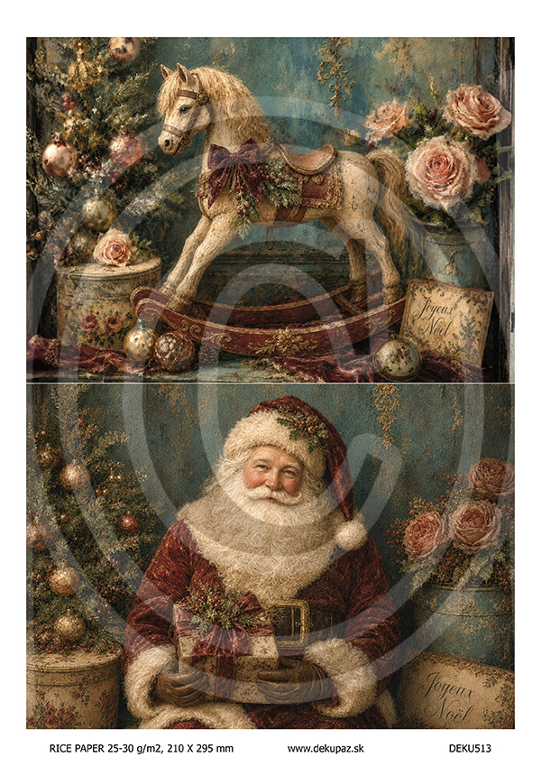 Ryžový papier na decoupage DEK513