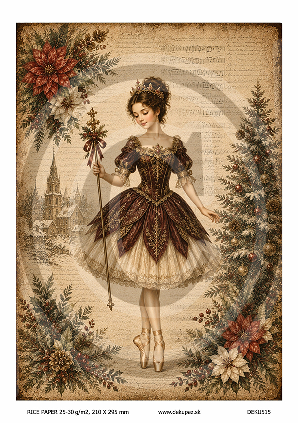 Ryžový papier na decoupage DEK515
