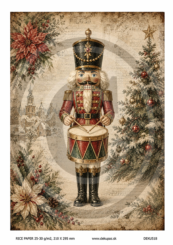 Ryžový papier na decoupage DEK518