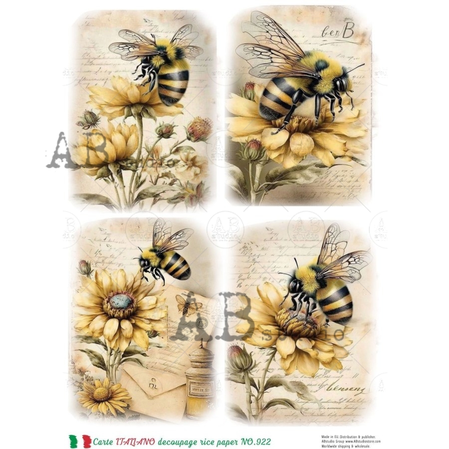 Ryžový papier na decoupage CI922
