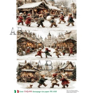 Ryžový papier na decoupage CI1098