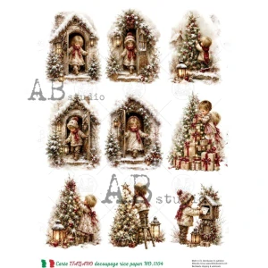 Ryžový papier na decoupage CI1104