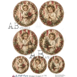 Ryžový papier na decoupage L776
