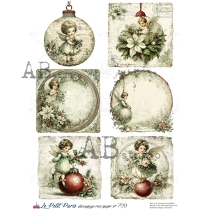 Ryžový papier na decoupage L799