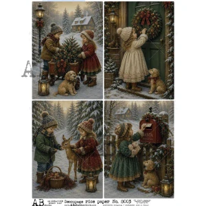 Ryžový papier na decoupage AB8012
