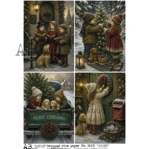 Ryžový papier na decoupage AB8005