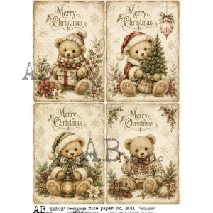 Ryžový papier na decoupage AB8011