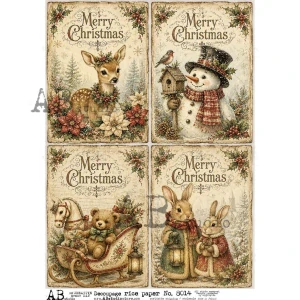 Ryžový papier na decoupage AB8014