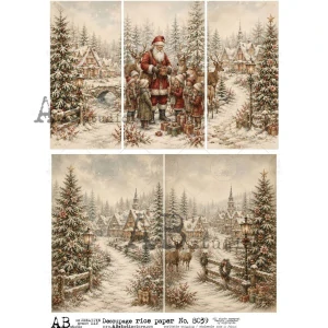 Ryžový papier na decoupage AB8039