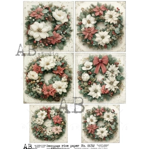 Ryžový papier na decoupage AB8052