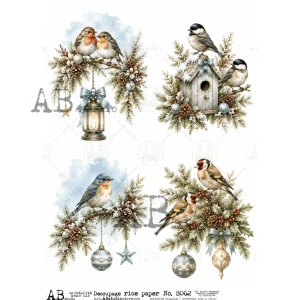 Ryžový papier na decoupage AB8062