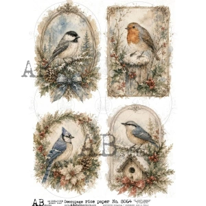 Ryžový papier na decoupage AB8064