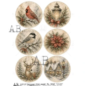 Ryžový papier na decoupage AB8065