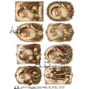Ryžový papier na decoupage AB8078