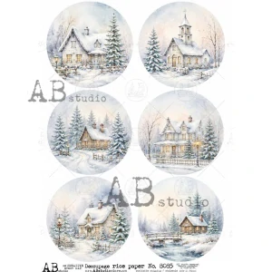 Ryžový papier na decoupage AB8085