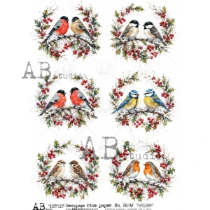 Ryžový papier na decoupage AB8092