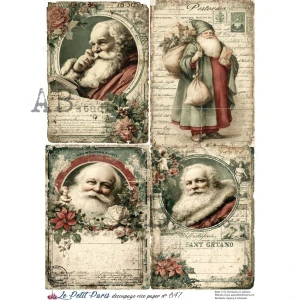 Ryžový papier na decoupage L847