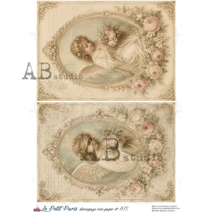 Ryžový papier na decoupage L872