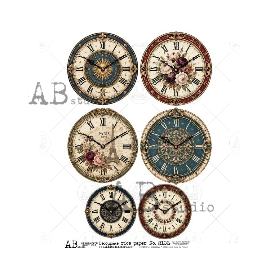 Ryžový papier na decoupage AB8106