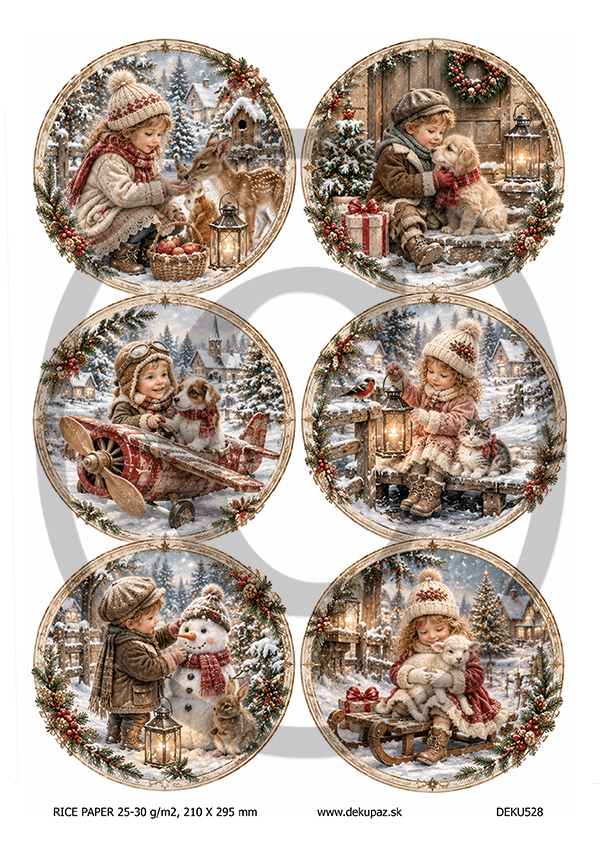 viancná servítka na decoupage