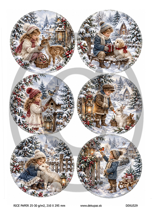 viancná servítka na decoupage