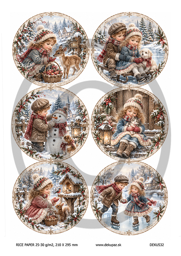 viancná servítka na decoupage