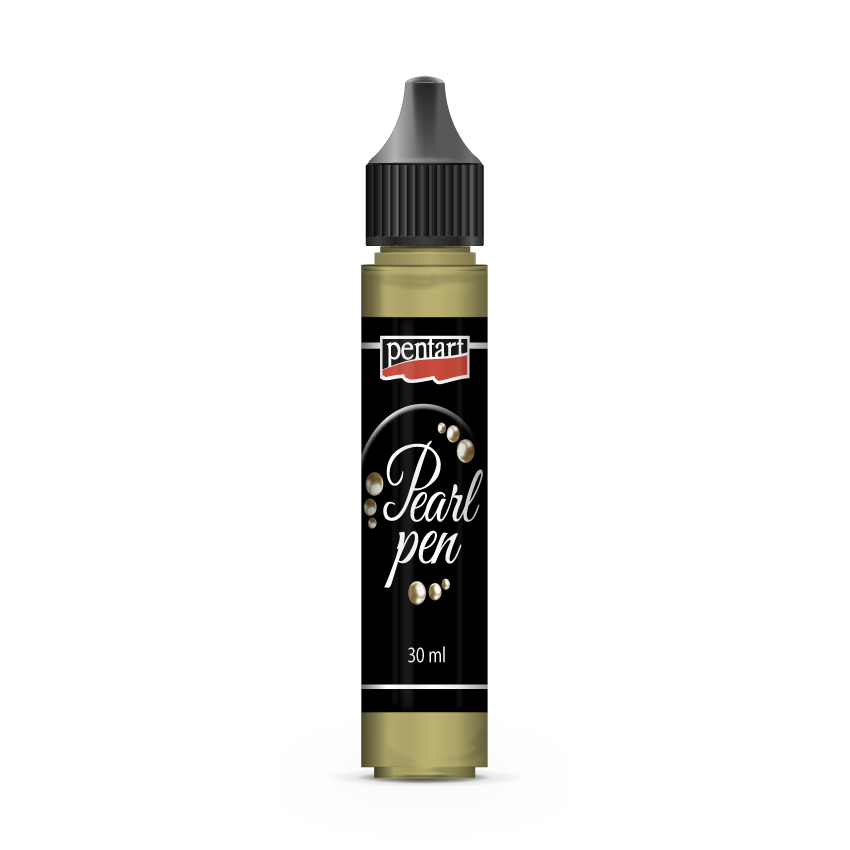 Perlové pero 30ml, antická zlatá