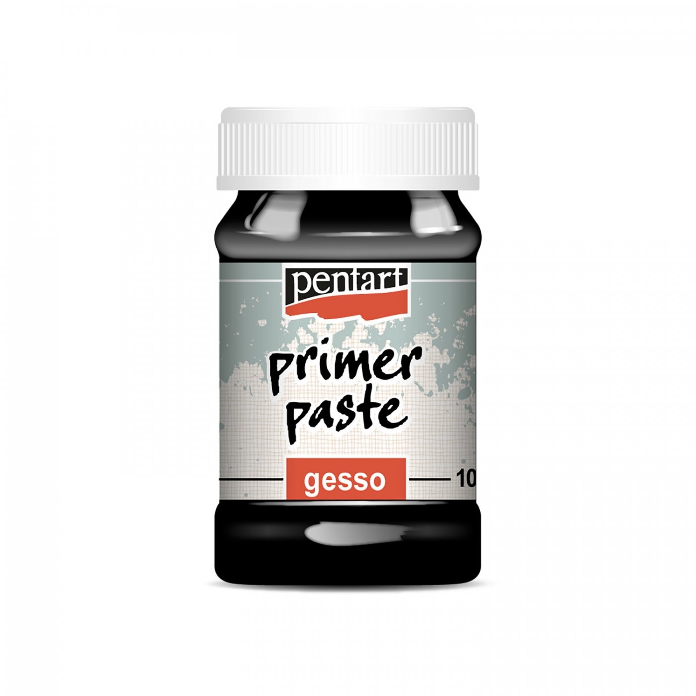 Gesso, primer pasta, čierna, 100 ml, Pentart