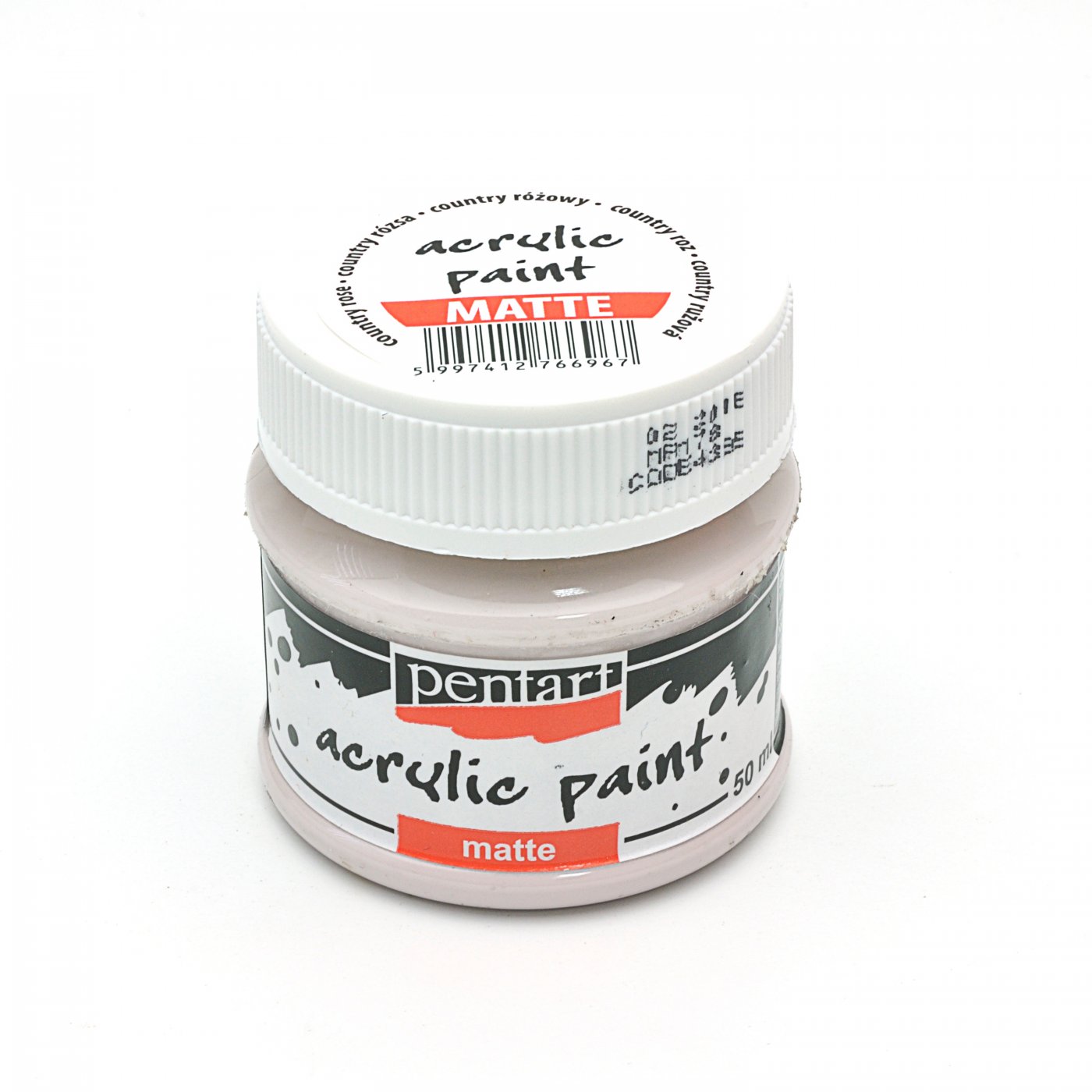 Matná akrylová farba PENTART 50 ml country ružová