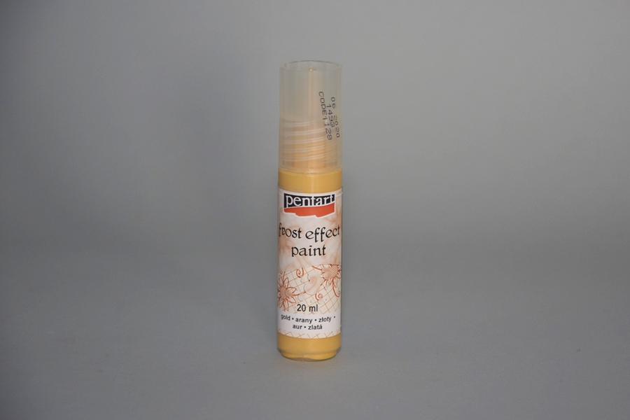 Satinovacia farba, 20 ml zlatá