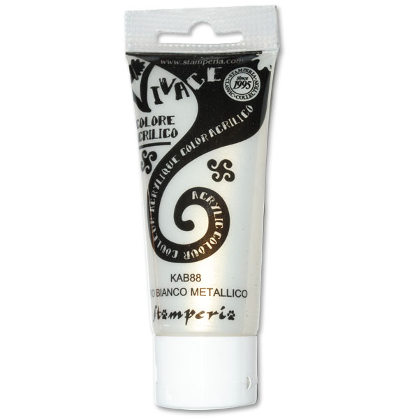 Akrylová farba Vivace 60 ml, biele zlato