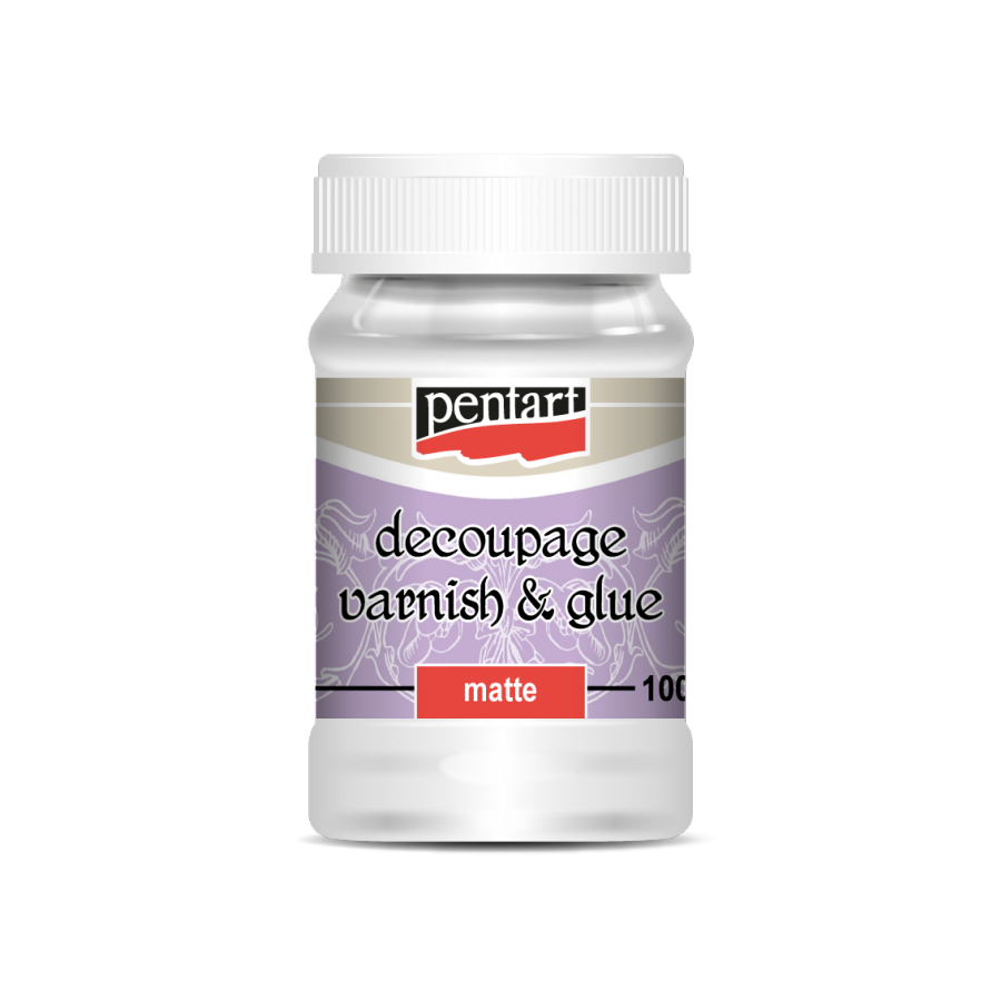 Lepidlo a lak na decoupage, matné, 100 ml